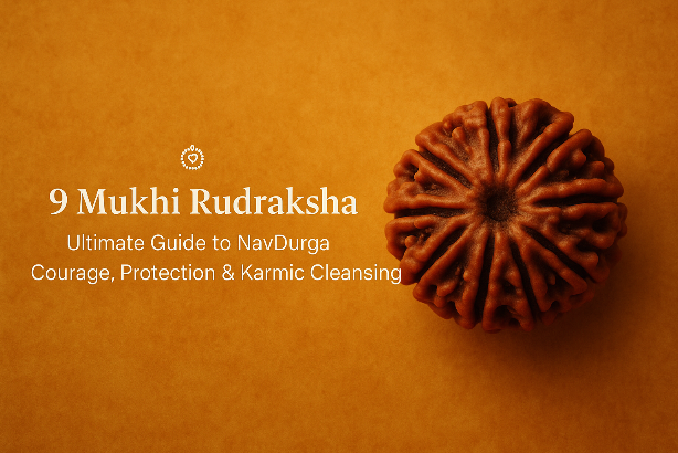 9 Mukhi Rudraksha – Ultimate Guide to NavDurga Courage, Protection & Karmic Cleansing
