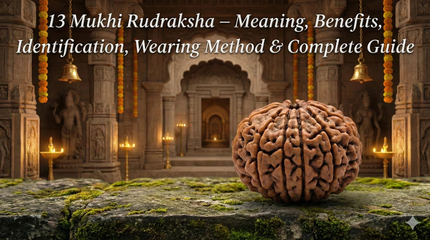 13 Mukhi Rudraksha – Meaning, Benefits, Identification, Wearing Method & Complete Guide