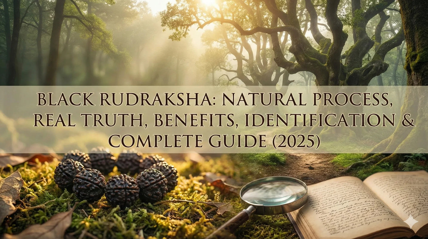 Black Rudraksha: Natural Process, Real Truth, Benefits, Identification & Complete Guide (2025)