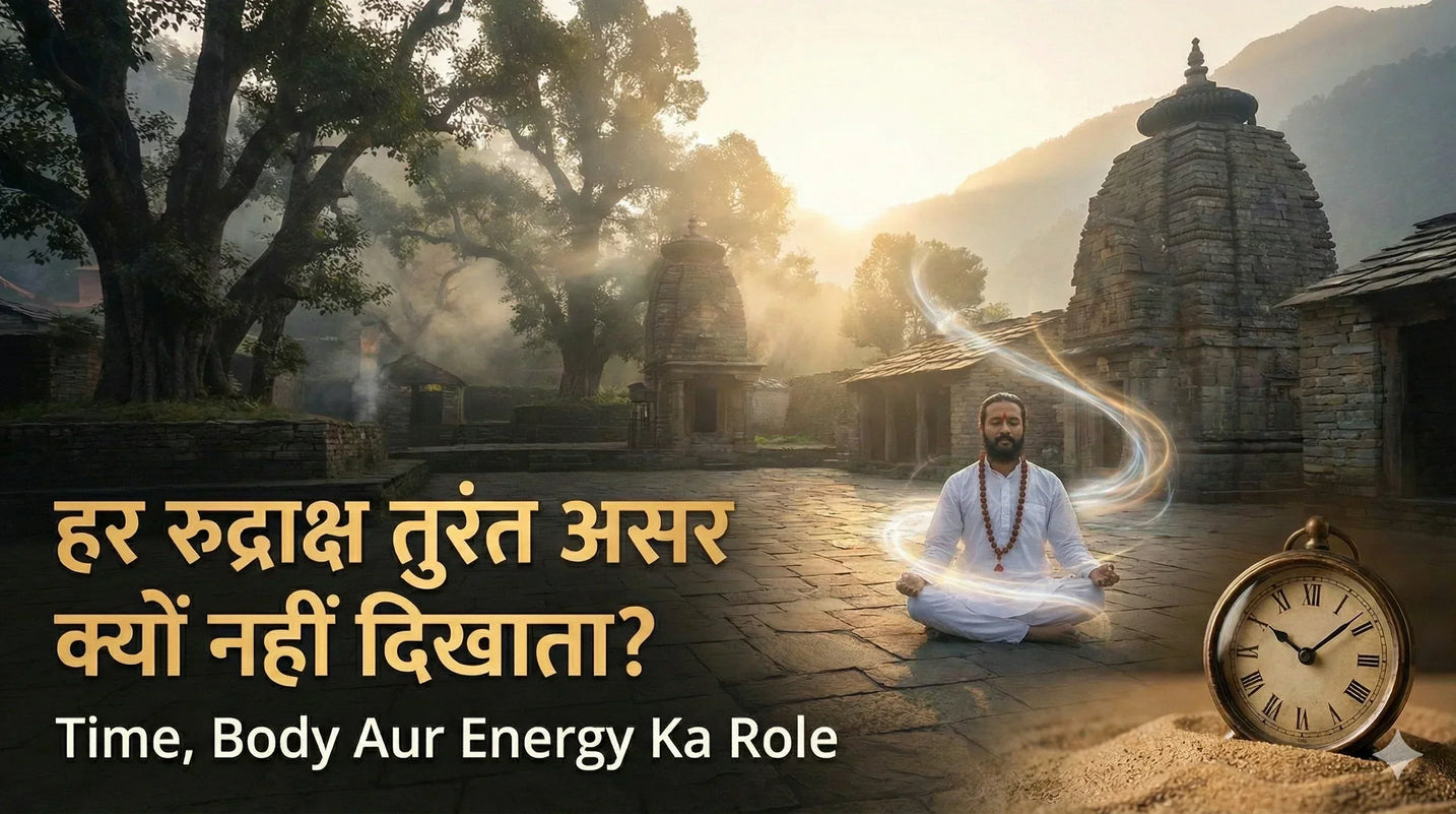 Rudraksha Turant Asar Kyun Nahi Dikhata? Time, Body Aur Energy Ka Role