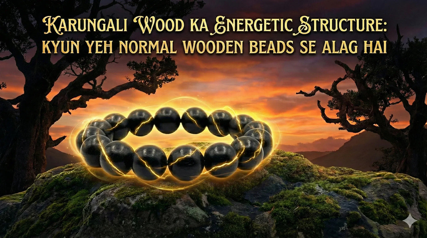 Karungali Wood Ka Energetic Structure: Kyun Yeh Normal Wooden Beads Se Alag Hai