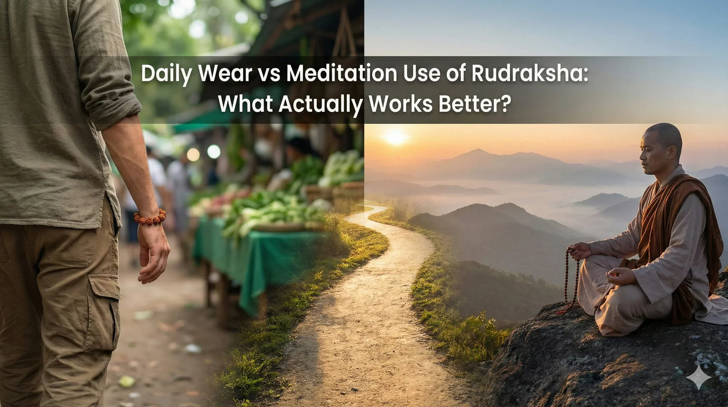 Daily Wear vs Meditation Use of Rudraksha: What Actually Works Better?