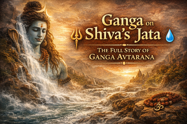 Ganga on Shiva’s Jata: Full Story of Ganga Avtarana & Meaning