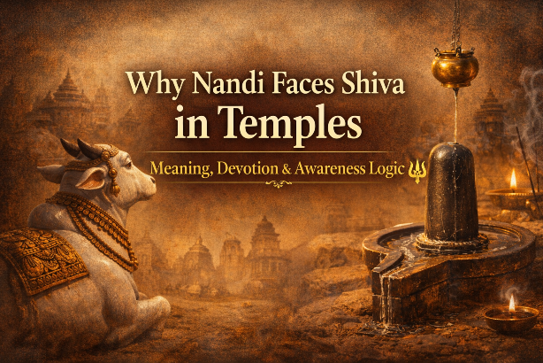 Why Nandi Faces Shiva in Temples: Meaning, Devotion & Awareness Logic