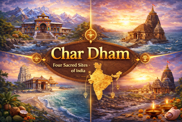 Char Dham Yatra: Meaning, Mythology, Spiritual Significance & Philosophy of India’s Four Sacred Abodes