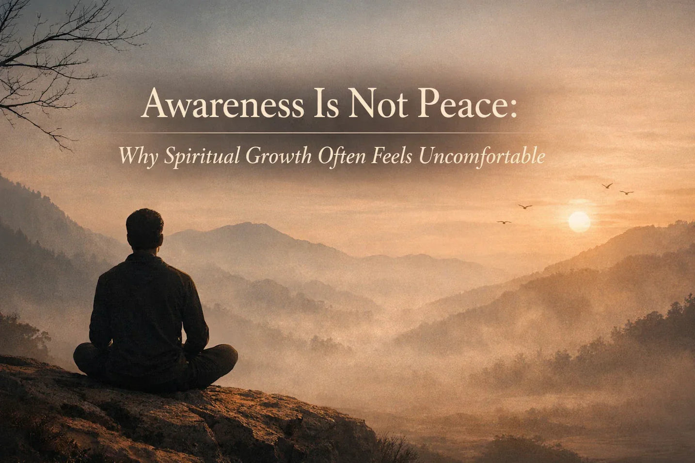 Awareness Is Not Peace: Why Spiritual Growth Often Feels Uncomfortable