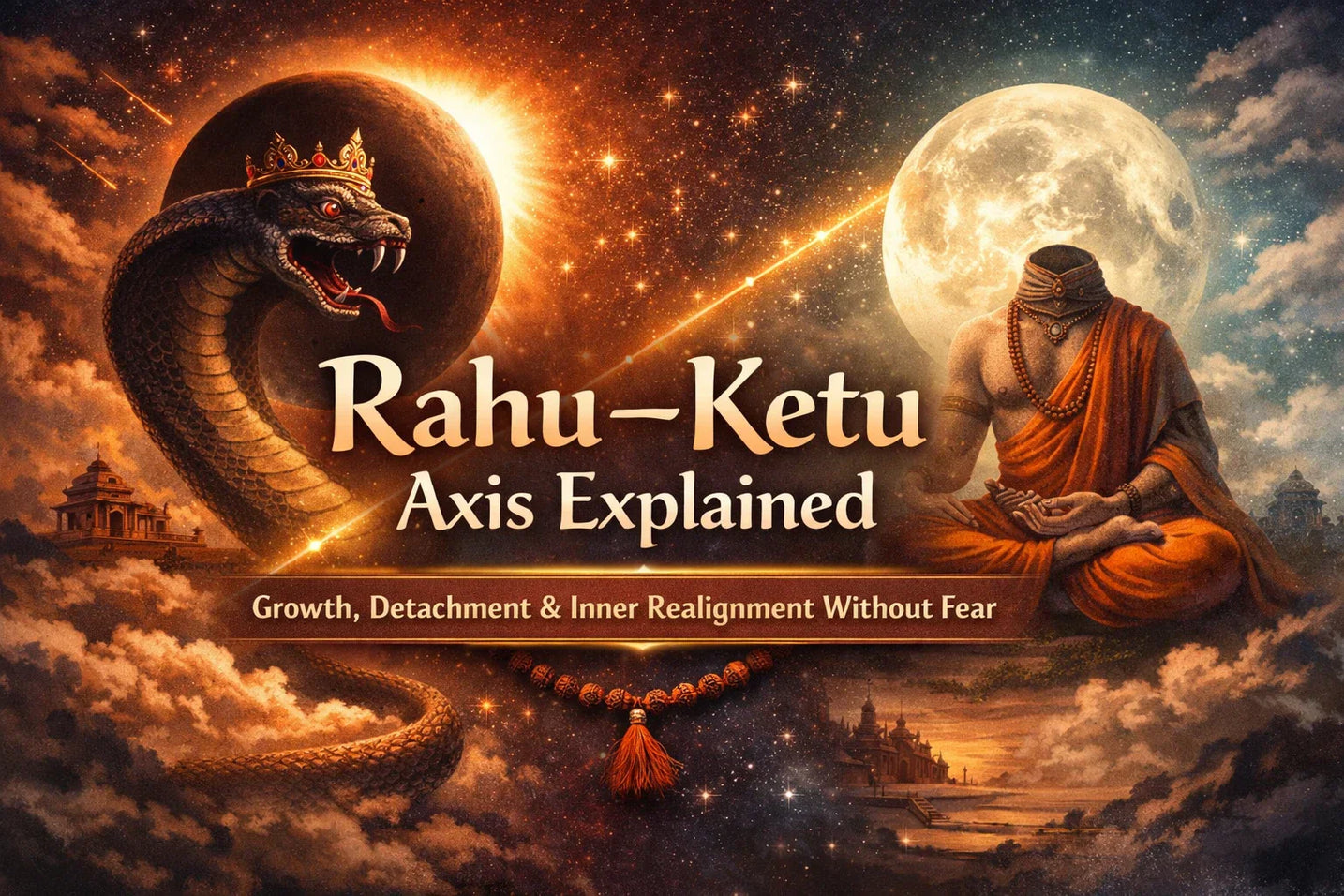 Rahu–Ketu Axis Explained: Growth, Detachment & Inner Realignment Without Fear