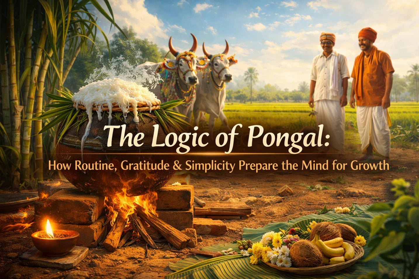 The Logic of Pongal: How Routine, Gratitude & Simplicity Prepare the Mind for Growth