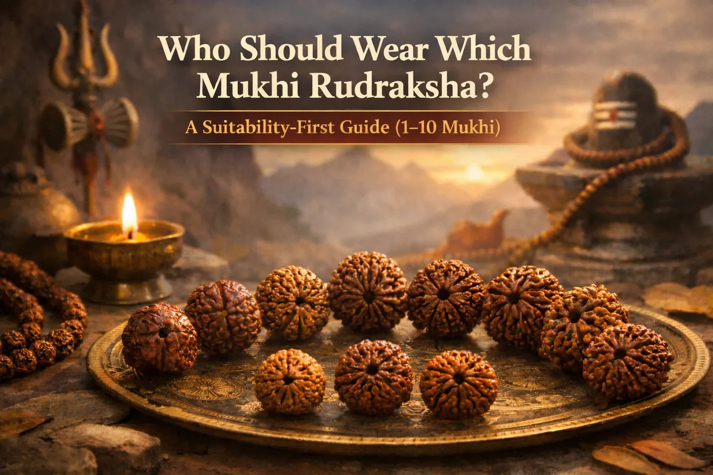 Who Should Wear Which Mukhi Rudraksha? A Suitability-First Guide (1–10 Mukhi)