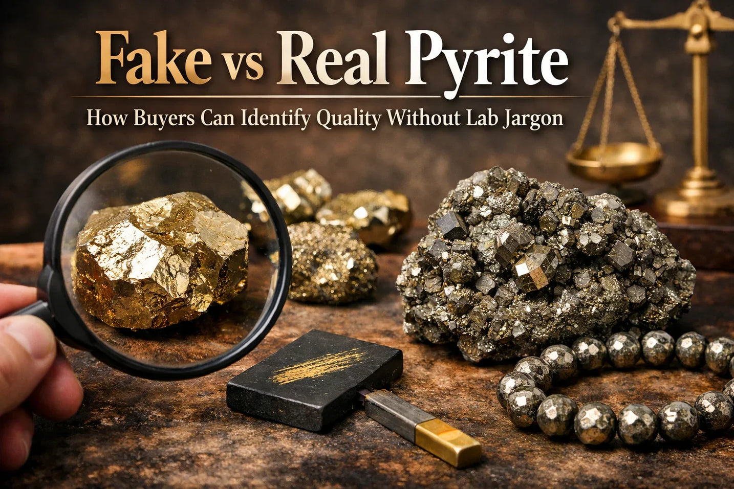 Real vs Fake Pyrite: A Practical Buyer’s Guide