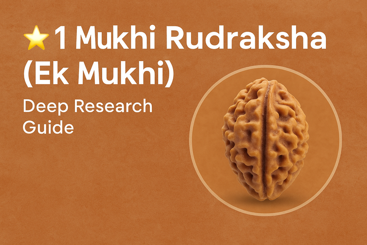 1 Mukhi Rudraksha (Ek Mukhi) - Complete Guide