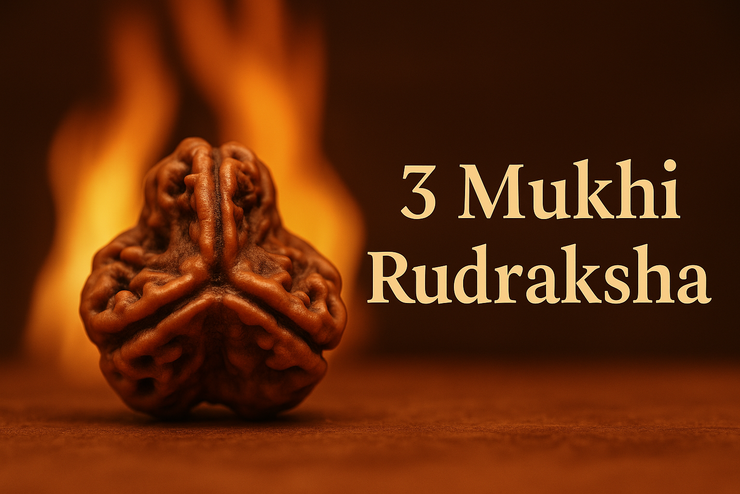 3 Mukhi Rudraksha – The Fiery Bead of Courage, Karma Cleansing & New Beginnings
