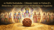 10 Mukhi Rudraksha – Ultimate Guide to Vishnu Ji's Protection, Dashavatara Grace & Shield from Negativity