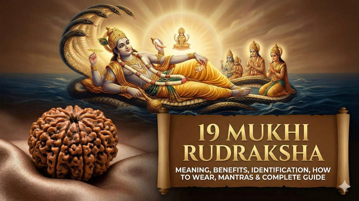 19 Mukhi Rudraksha – Meaning, Benefits, Identification, How to Wear, Mantras & Complete Guide