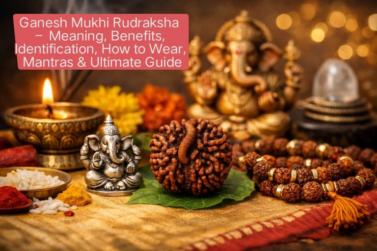 Ganesh Mukhi Rudraksha – Meaning, Benefits, Identification, How to Wear, Mantras & Ultimate Guide