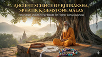 Ancient Science of Rudraksha, Sphatik & Gemstone Malas: How Sages Used Energy Beads for Higher Consciousness