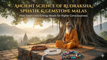 Ancient Science of Rudraksha, Sphatik & Gemstone Malas: How Sages Used Energy Beads for Higher Consciousness