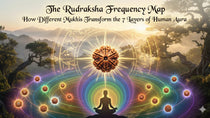 The Rudraksha Frequency Map: How Different Mukhis Transform the 7 Layers of Human Aura