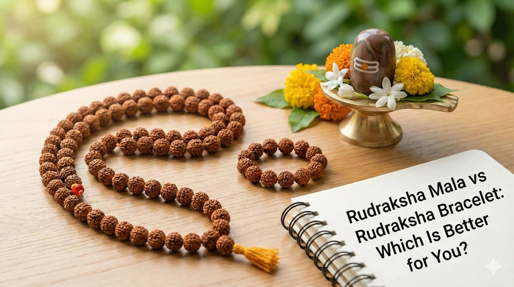 Rudraksha Mala vs Rudraksha Bracelet: Which Is Better for You?