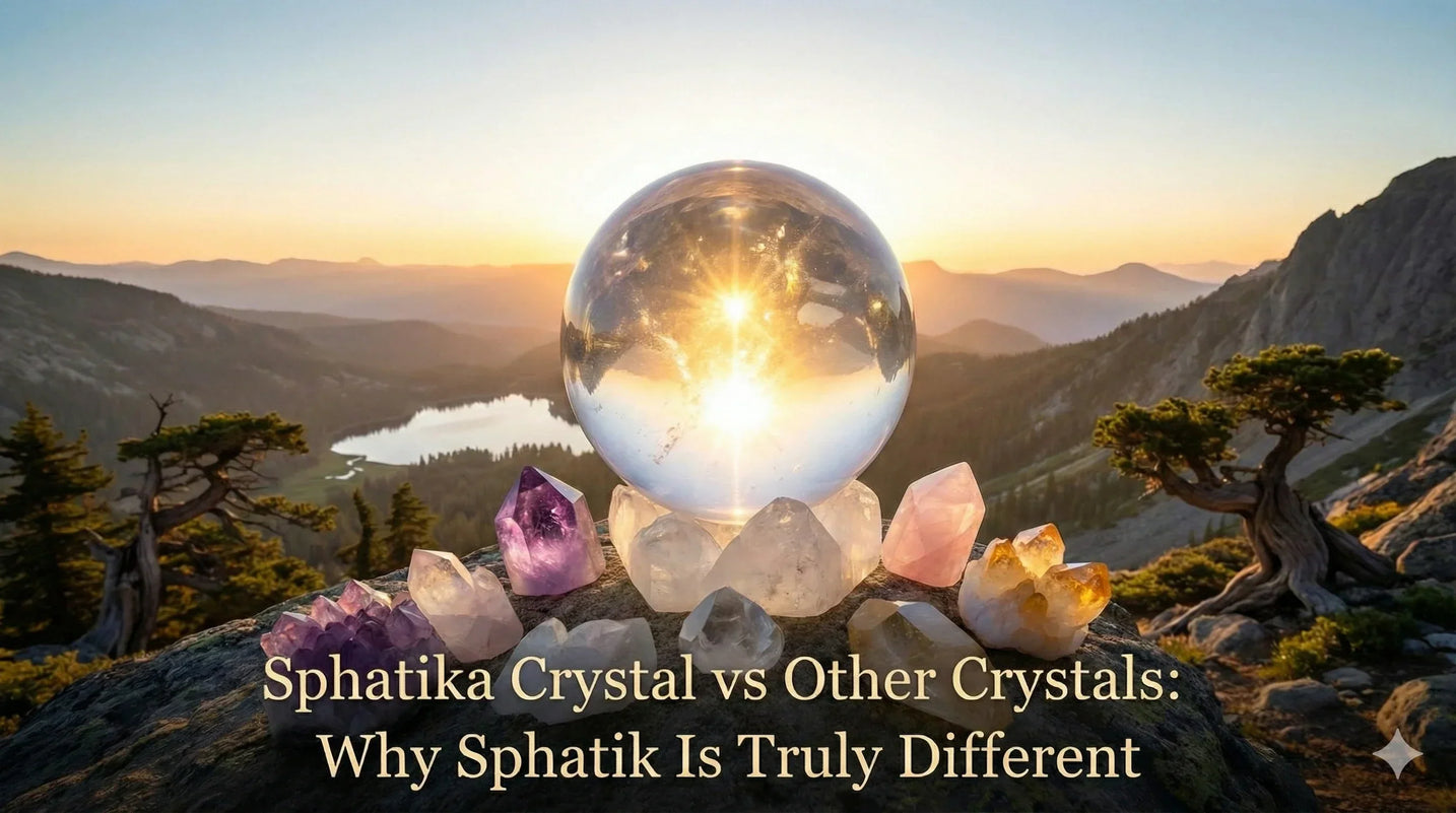 Sphatika Crystal vs Other Crystals: Why Sphatik Is Truly Different