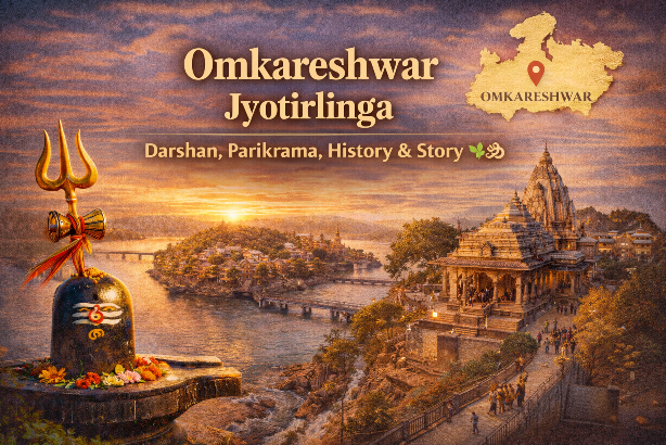 Omkareshwar Jyotirlinga Temple Guide: Darshan, Parikrama, History & Story