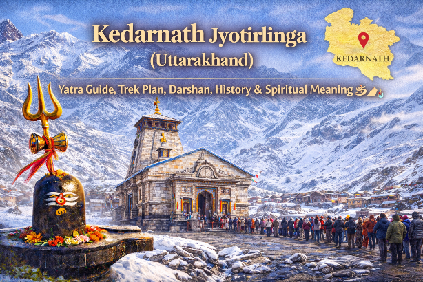 Kedarnath Jyotirlinga Yatra Guide: Trek Plan, Darshan, History & Spiritual Meaning