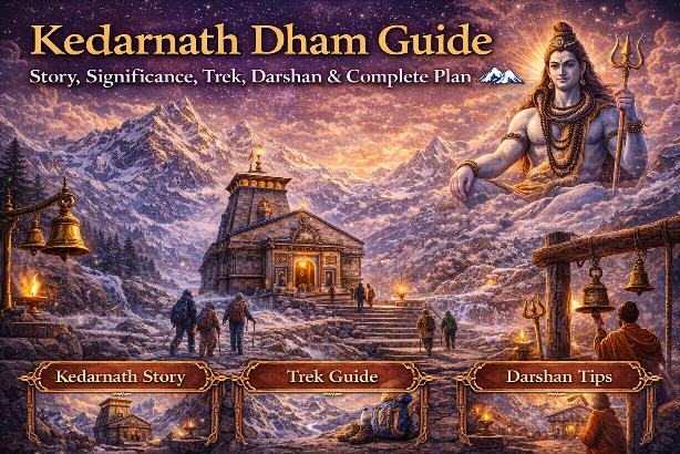 Kedarnath Dham Guide: Story, Significance, Trek, Darshan & Complete Plan