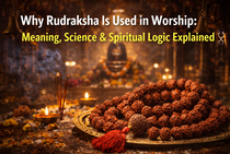 Why Rudraksha Is Used in Worship: Meaning, Science & Spiritual Logic Explained