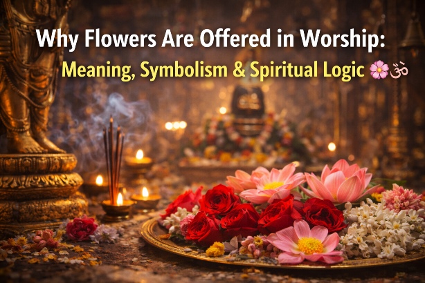 Why Flowers Are Offered in Worship: Meaning, Symbolism & Spiritual Logic