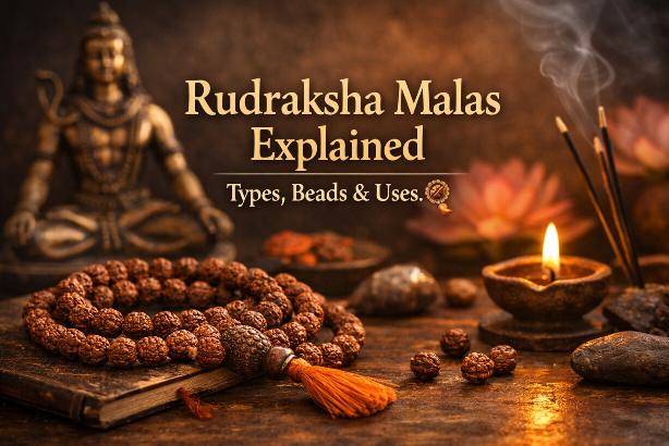 Rudraksha Malas Explained: Types, Beads, Uses & Complete Guide