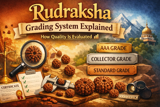 Rudraksha Grading System Explained: How Quality Is Evaluated
