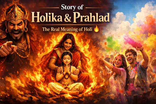 Story of Holika and Prahlad Explained: Real Meaning Behind Holi