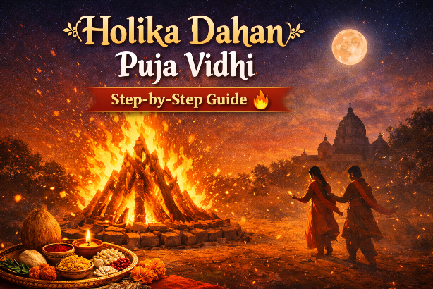 Holika Dahan Puja Vidhi: Step-by-Step Guide for Holi Eve