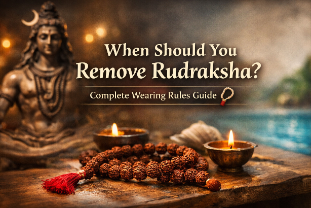 When Should You Remove Rudraksha? Complete Wearing Rules Guide