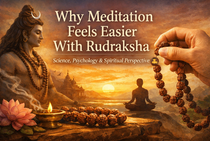 Why Meditation Feels Easier With Rudraksha: Science, Psychology & Spiritual Perspective