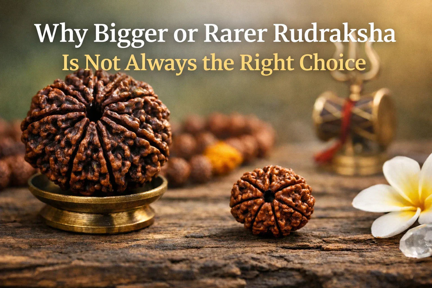 Why Bigger or Rarer Rudraksha Is Not Always the Right Choice