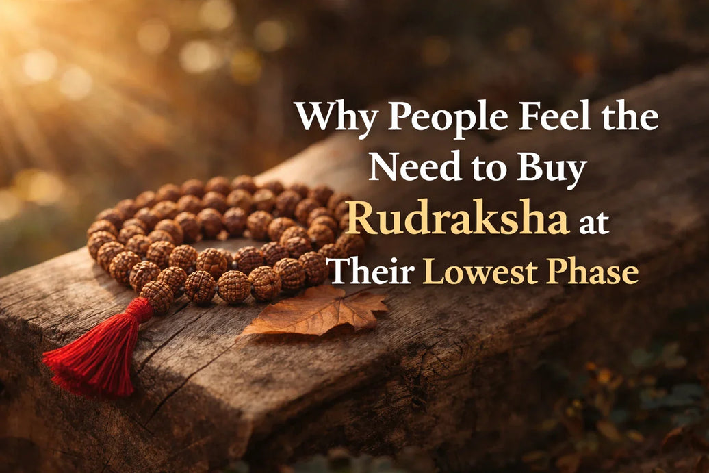 Why People Feel the Need to Buy Rudraksha at Their Lowest Phase