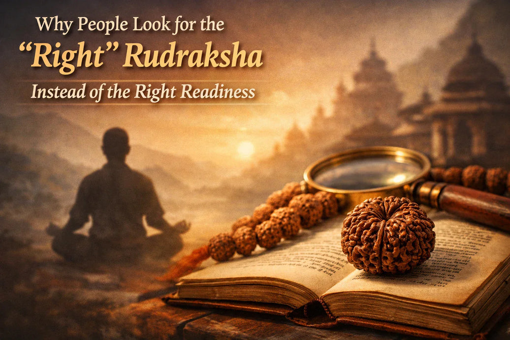 Why People Look for the “Right” Rudraksha Instead of the Right Readiness