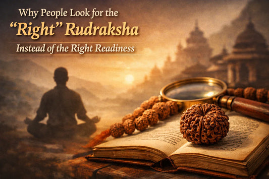 Why People Look for the “Right” Rudraksha Instead of the Right Readiness