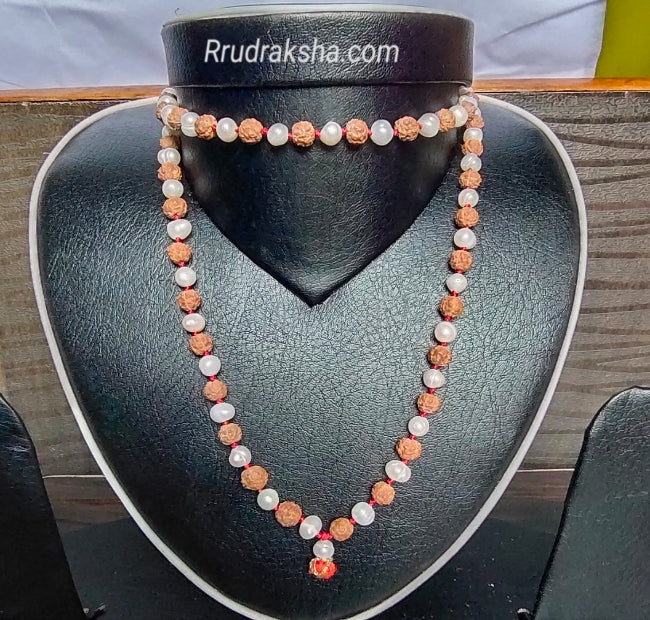 Rudraksha Pearl/Moti Mala 108 Beads