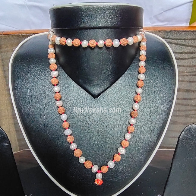 Rudraksha Pearl/Moti Mala 108 Beads