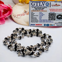 Silver 5 Mukhi Rudraksha Mala made up with pure silver 