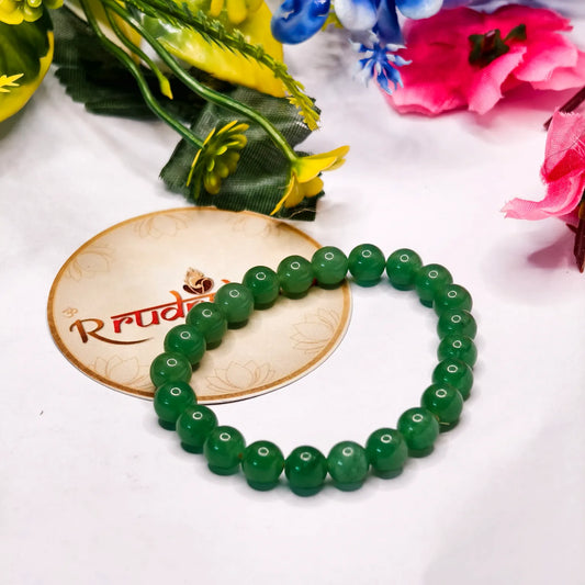 Natural Green Aventurine Bracelet for Students - Lab Certified