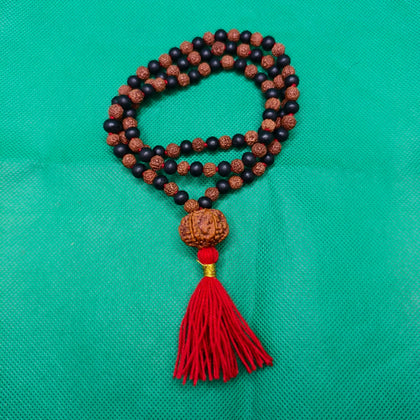 Prosperity Shield Rudraksha Karungali Mala