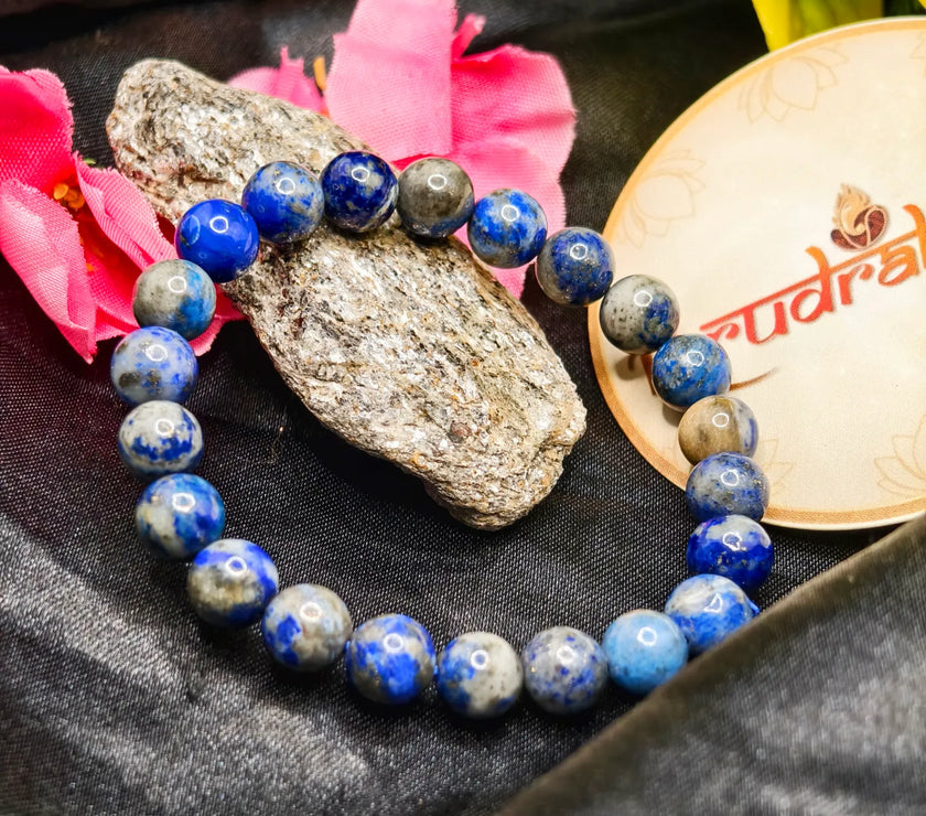 Lajvrat Bracelet - Lapis lazuli bracelet premium Quality Lab Certified product 