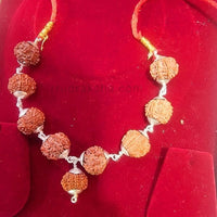 Nav Devi Kawach - 9 Beads of 9 Mukhi Nepali Rudraksha