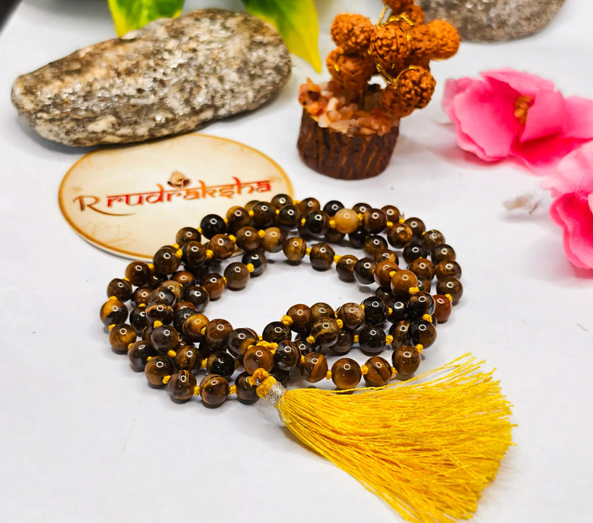 Tiger Eye Mala Lab Certified Premium Quality 6mm