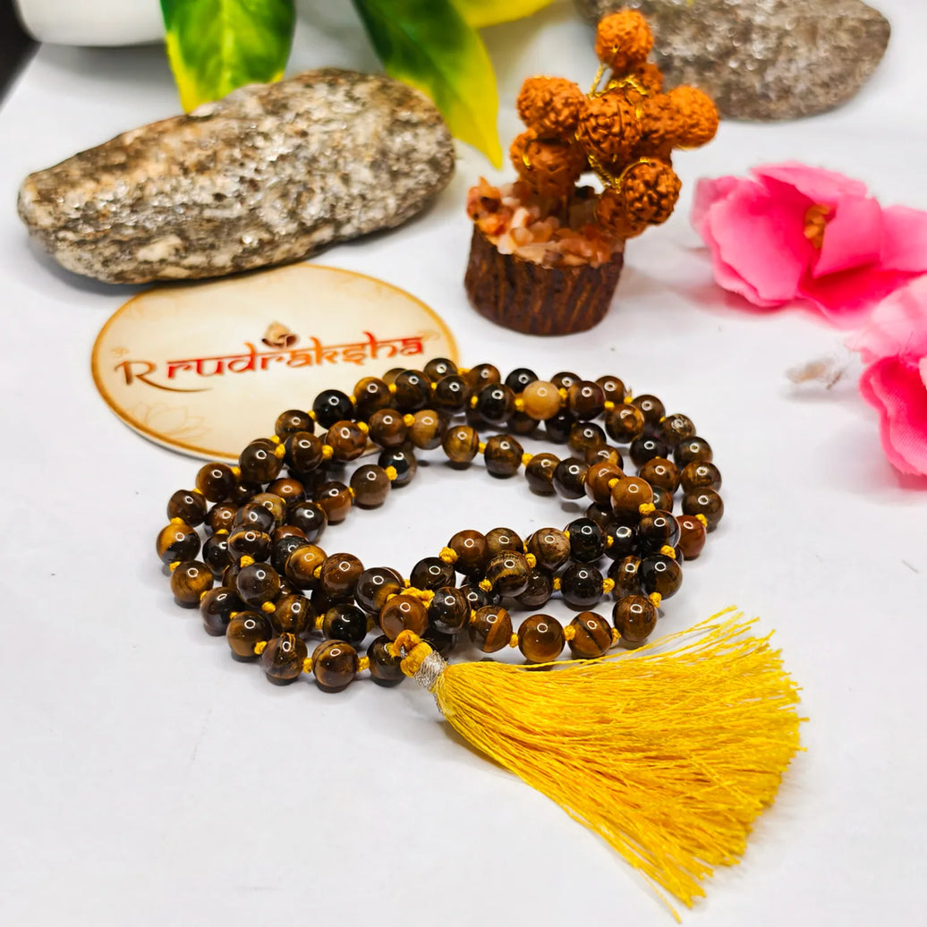 Tiger Eye Mala Lab Certified Premium Quality 6mm