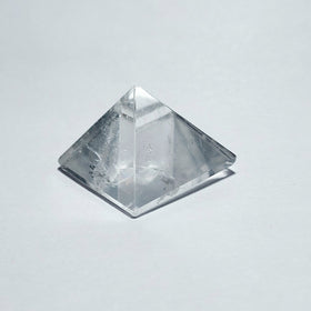Clear Crystal Pyramid for Worship Purpose