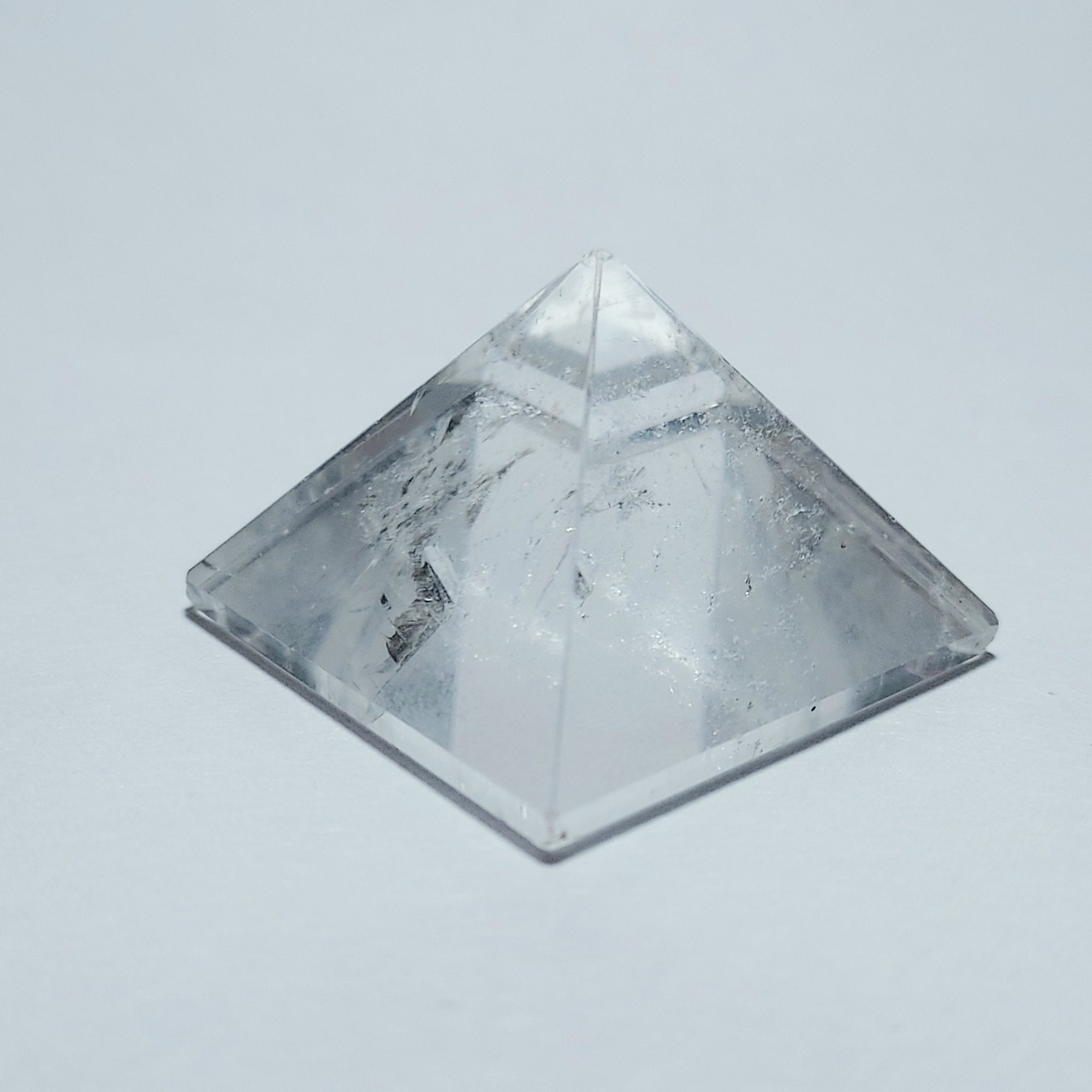 Glass Pyramids For Ritual Clear Crystal Pyramid for Worship Purpose